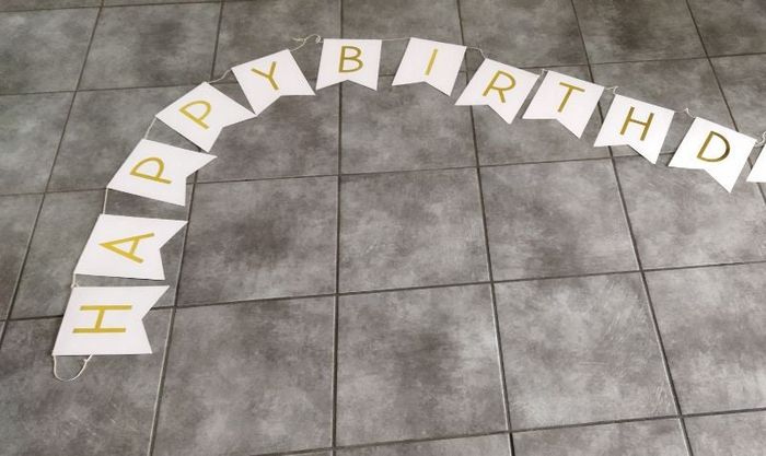 Banderole happy birthday