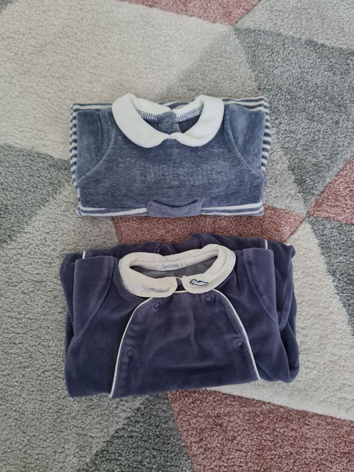 Lot 2 pyjamas naissance - photo numéro 2