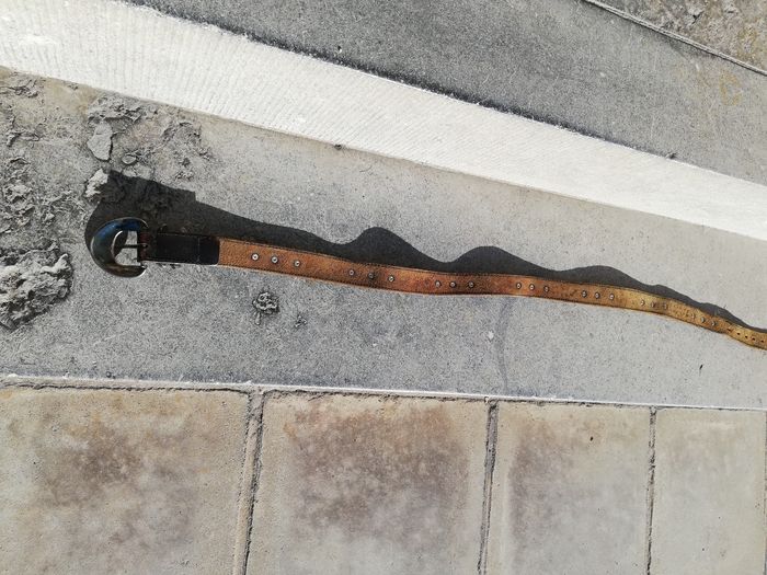 Ceinture en cuir brun - photo numéro 2
