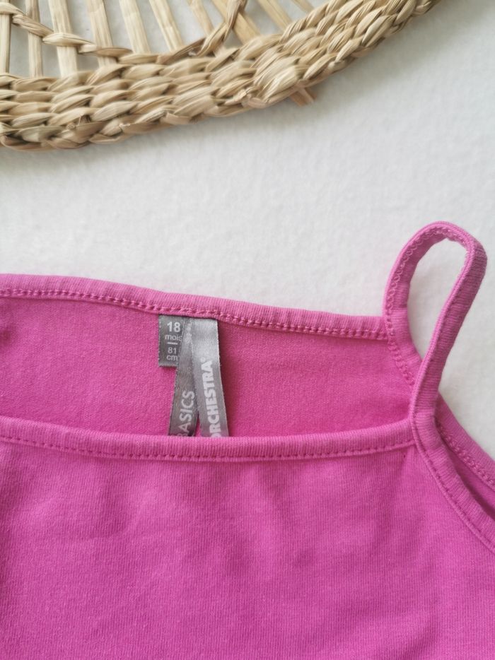 Débardeur rose fines bretelles Orchestra 18 Mois - photo numéro 2