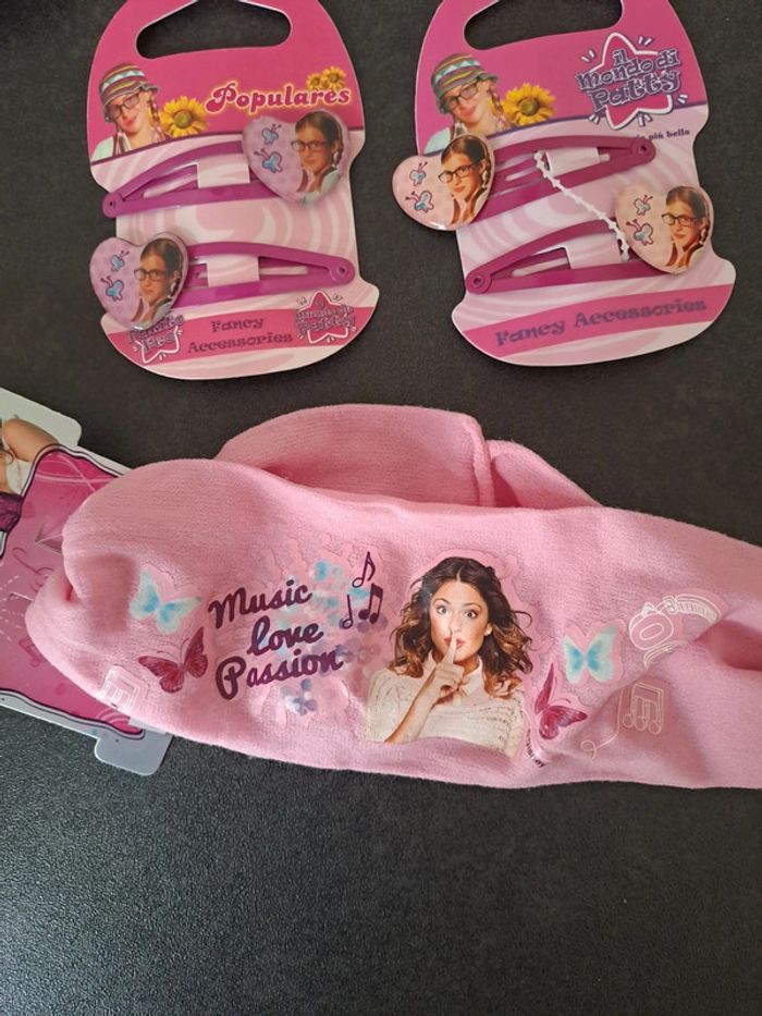 Lot accessoires cheveux violetta