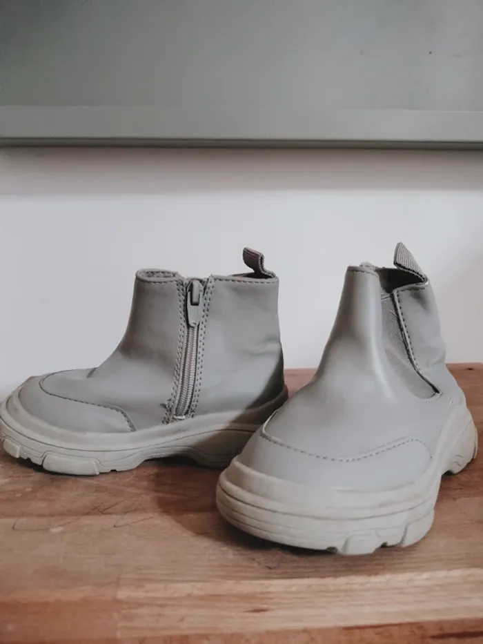 Bottines Zara kaki - photo numéro 2