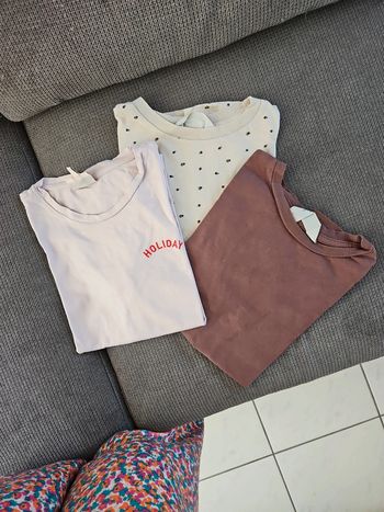 Lot de 3 tee-shirts MC 9/10 ans