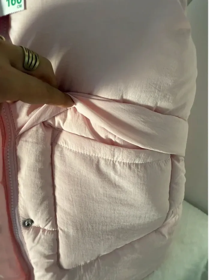 Doudoune sans manches rose – Taille 14-15 ans / 166 cm - photo numéro 3