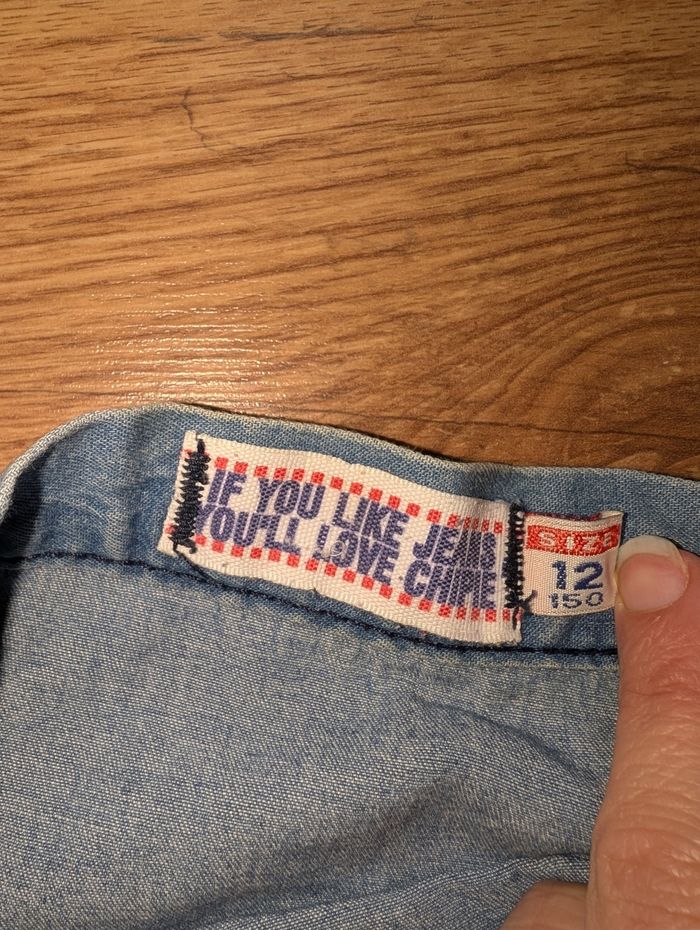 Jupe en jean trapèze Chipie 12 ans - photo numéro 7