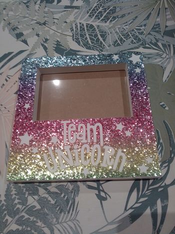 Cadre "Team Unicorn" (Licorne) pour photo 9 X 14 cm