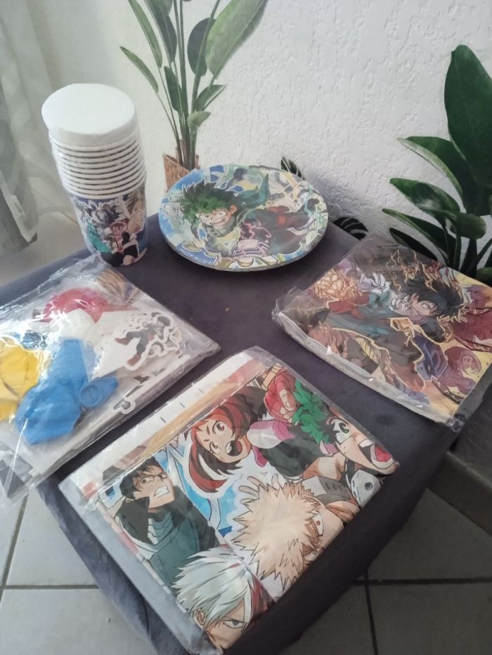 Décoration anniversaire animé MY HERO ACADEMIA - photo numéro 8