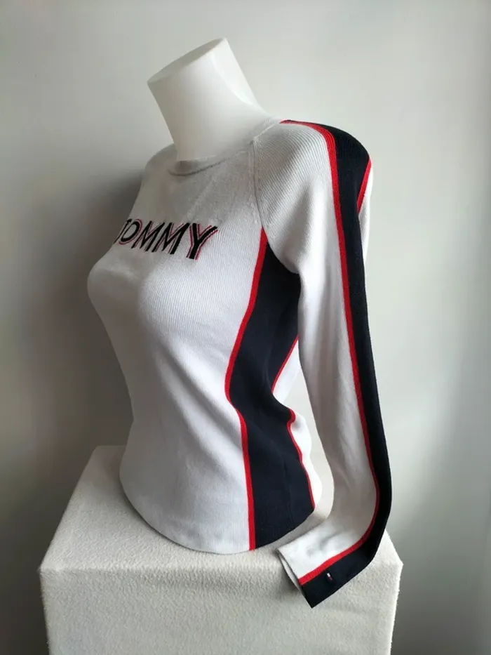 Pull Femmes 100% Coton - Tommy Hilfiger - Taille XS - photo numéro 4