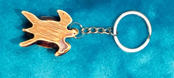Porte-clés tortue yinyang - photo numéro 4
