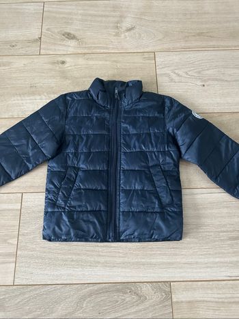 Doudoune garçon légère bleu marine