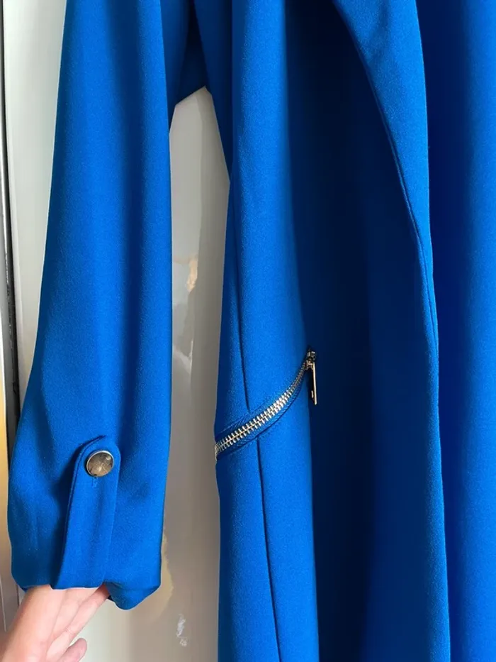 Trench bleu électrique - photo numéro 3
