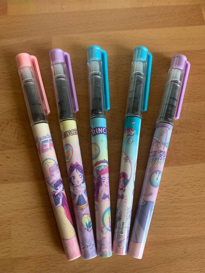 5 Stylos Disney Princesse