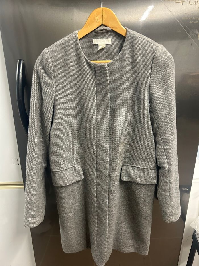 Manteau femme gris H&M