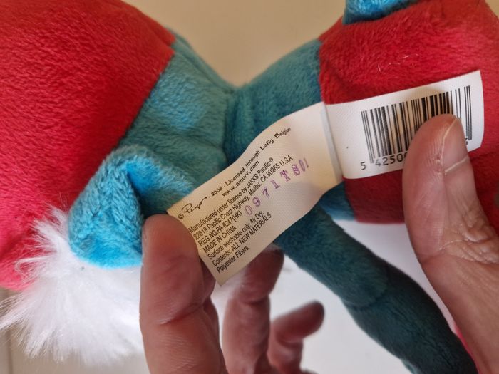 Peluche Grand Schtroumpf - Peyo - photo numéro 5