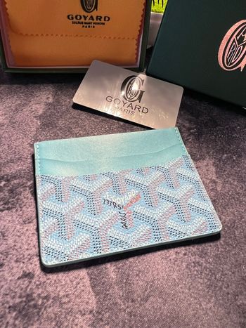 Portefeuille goyard turquoise 