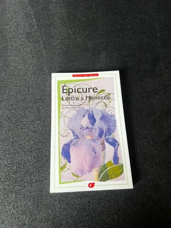 Épicure Lettre à Ménécée