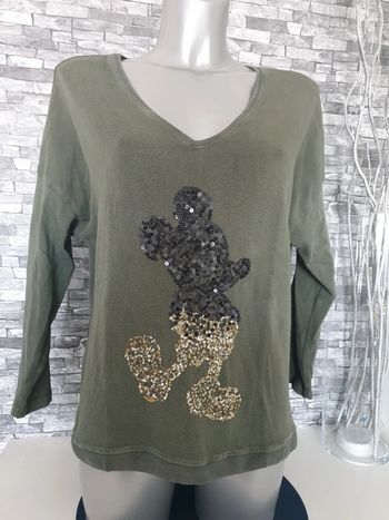 Pull kaki Mickey Taille 34