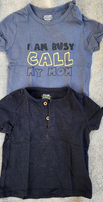 2 t-shirts 18mois