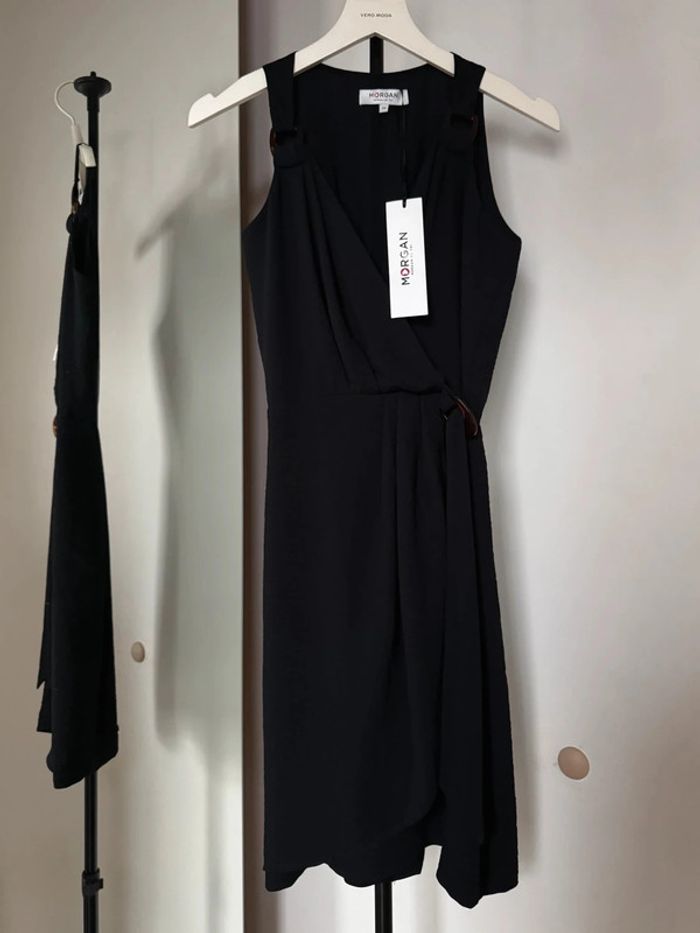 Robe d'été cache coeur noir - photo numéro 2