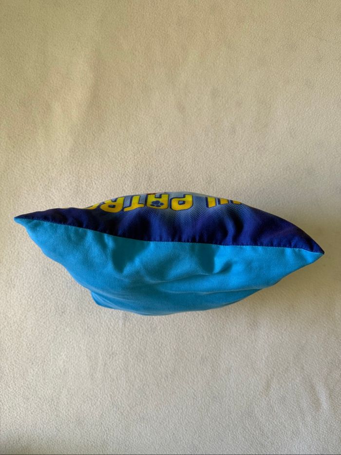 Coussin décoratif Pat’ Patrouille/Paw Patrol bleu - photo numéro 6