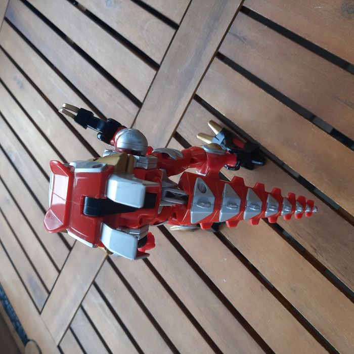Figurine Power Rangers Dino Thunder – Red Ranger + queue Tyranno Drill - photo numéro 7