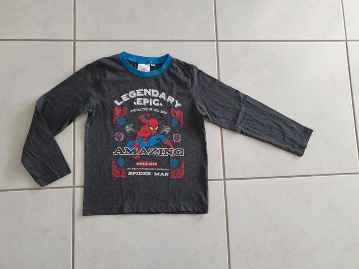 T-shirt ML garçon Spiderman 8 ans V3 - photo numéro 2