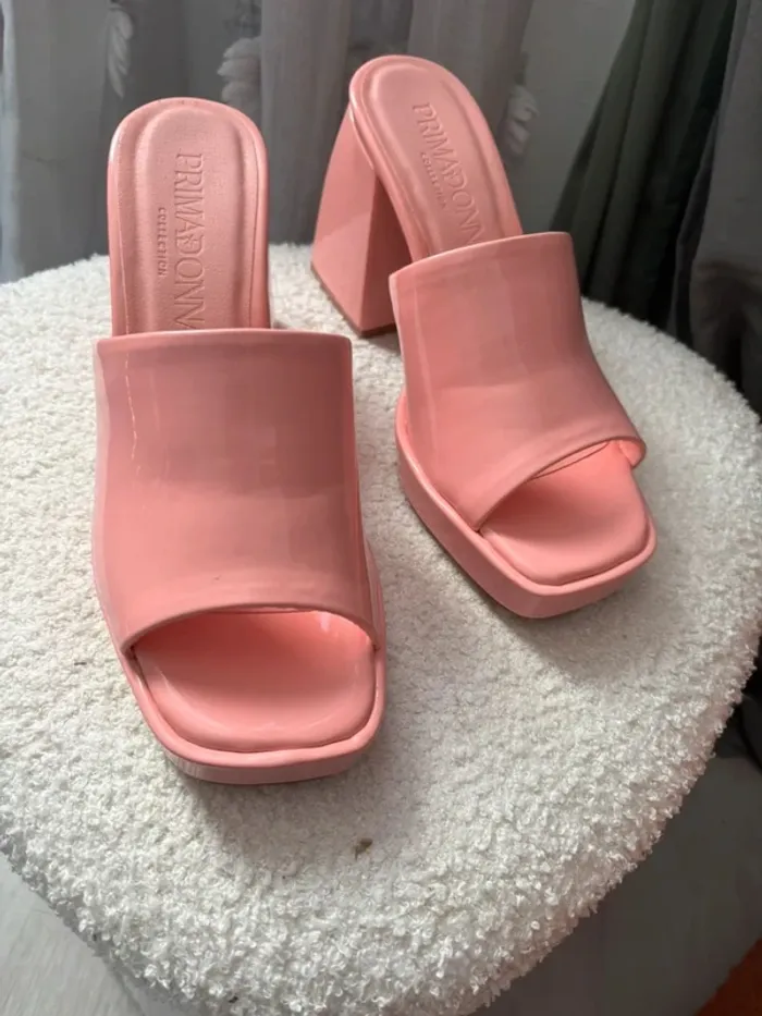 Sabot femme rose pastel taille 38 - photo numéro 3