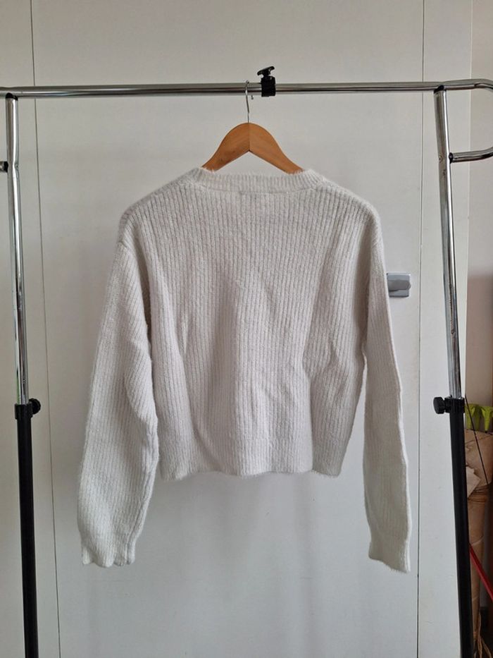 Pull blanc kiabi femme S 36 - photo numéro 3