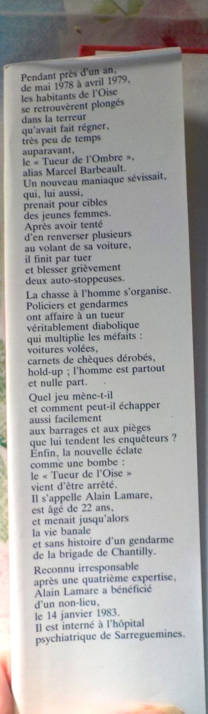 UN ASSASSIN AU-DESSUS DE TOUT SOUPCON par Yvan STEFANOVITCH Ed. France Loisirs - photo numéro 4