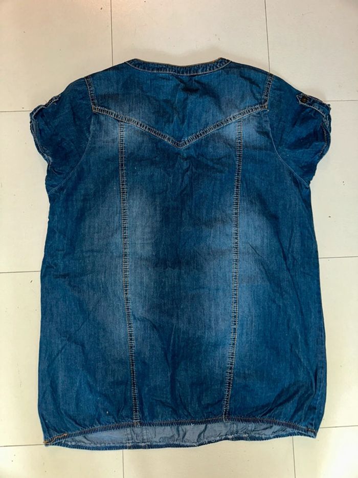 Top en jean femme T40 - photo numéro 5