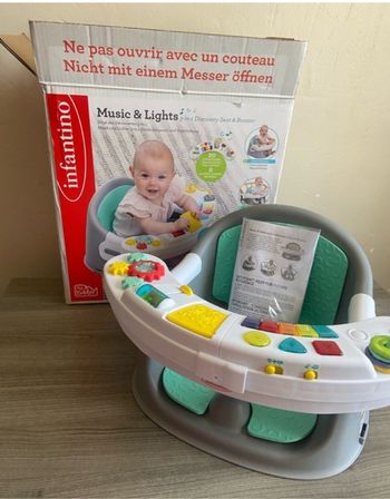 Siège bebe interactif 3 en 1