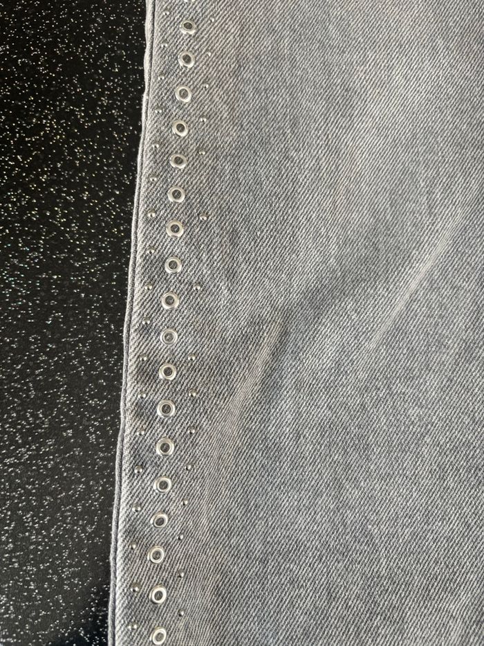 Gémo - jean large gris fille 8 ans - photo numéro 6