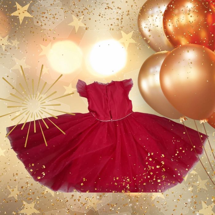 Robe de cérémonie Rouge Tape à l'œil Fille 5 ans - photo numéro 2