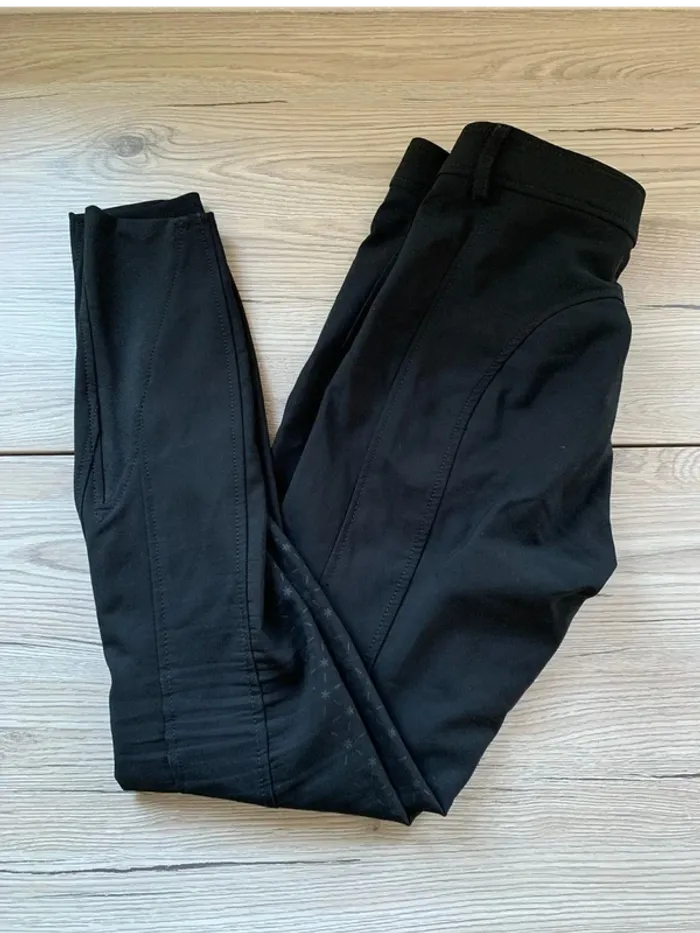 Pantalon Equitheme  Lotty – Noir – Taille 36 – Très Bon État
