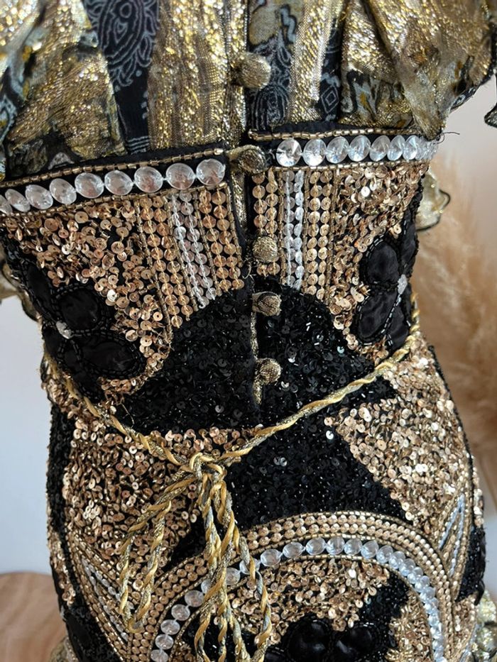 Robe noire et dorée Diamond for Eden - photo numéro 6