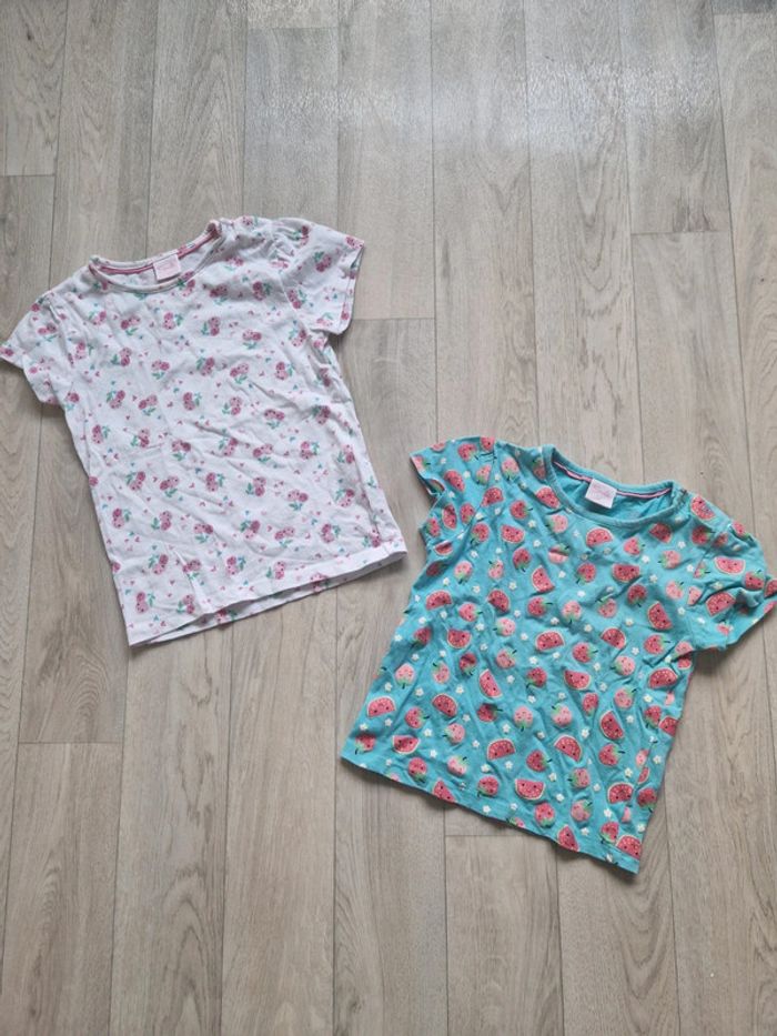 T-shirts cerises-pastèques