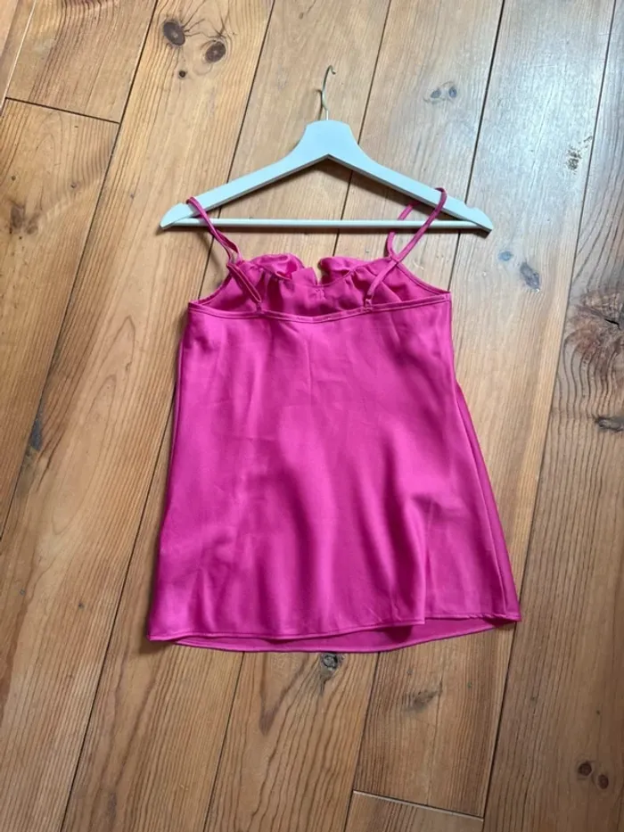 Caraco Etam neuf fluide satin rose 🌸 34 - photo numéro 4