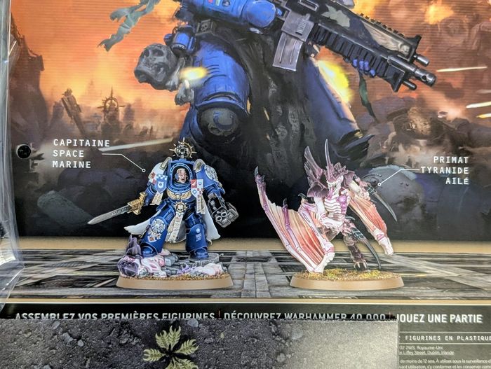 Lot Warhammer 40k Capitaine Space Marine et Tyranid Prime Ailé - photo numéro 2