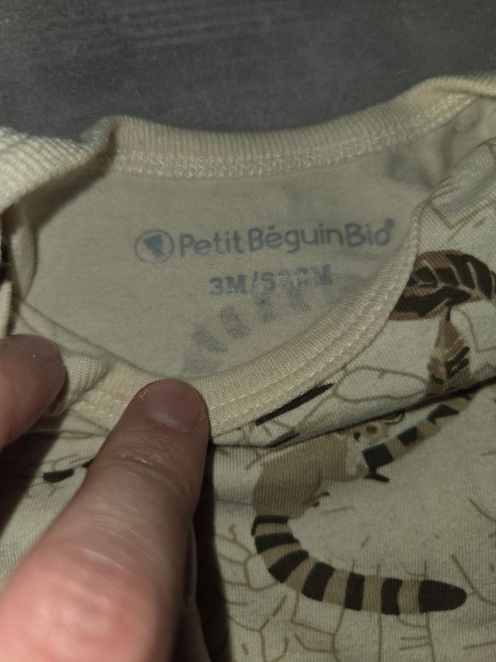 Pyjama + bodie ML petit beguin 3mois - photo numéro 3
