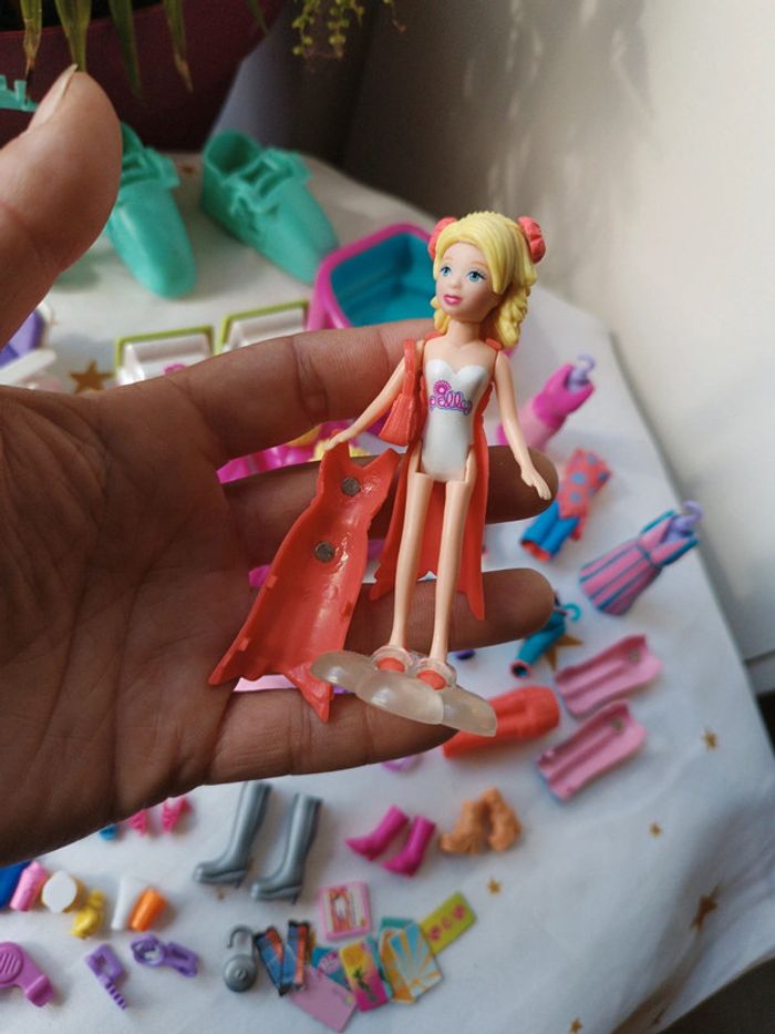 Polly pocket fashion mattel dress vêtement petite poupée doll magnétique aimant aimanté - photo numéro 11