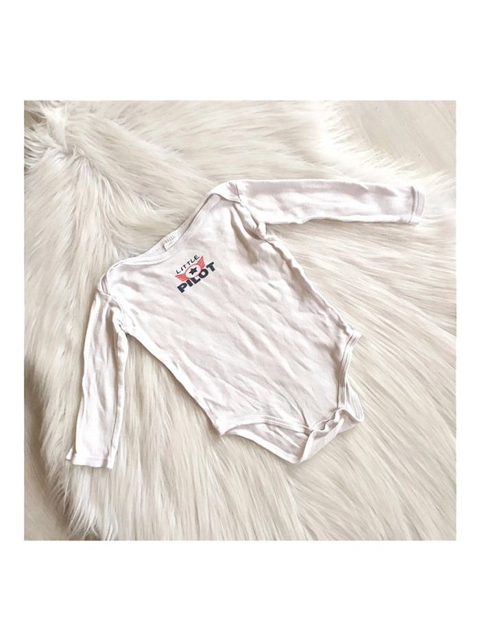 Body bébé garçon manches longues Little Pilot 18 mois