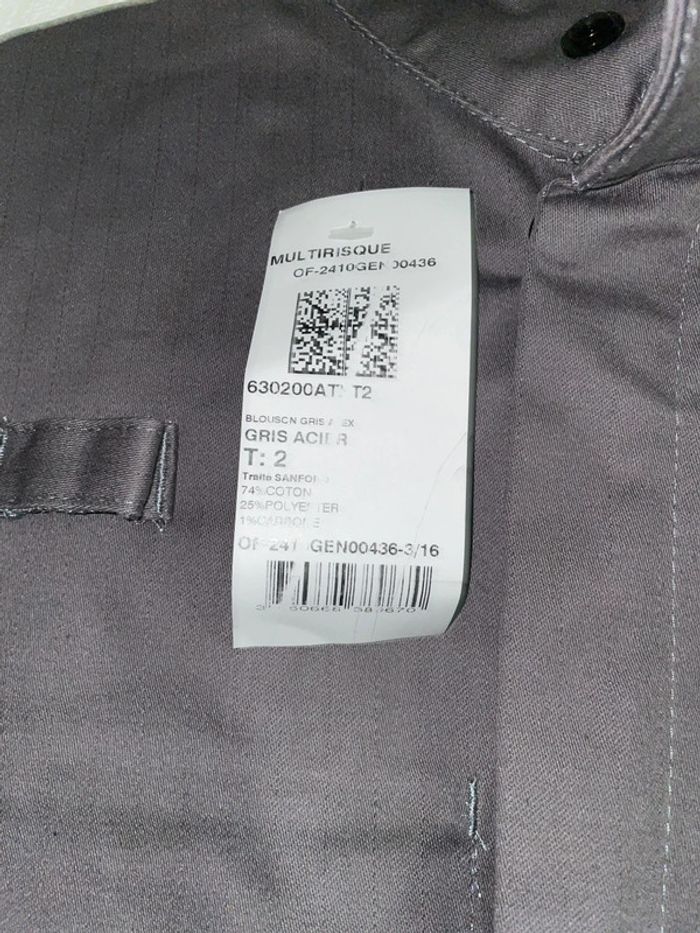Veste de travaille taille T2 M - photo numéro 2