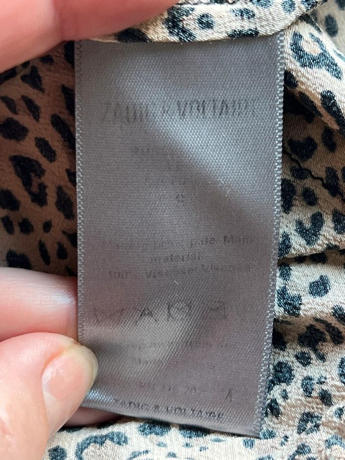Robe cintrée motif léopard Zadig et Voltaire S - photo numéro 8
