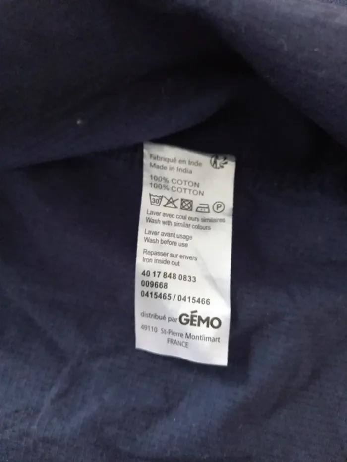 Chemise homme bleue L - photo numéro 9