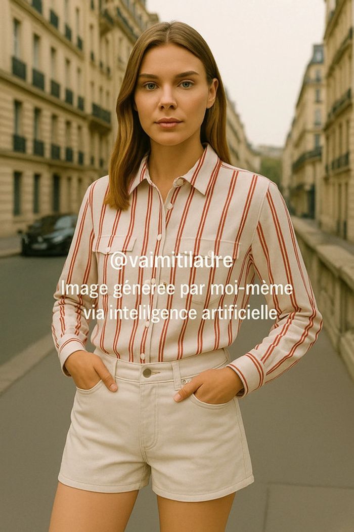 Chemise rayée Claudie Pierlot – Taille 38 – Neuve avec étiquette