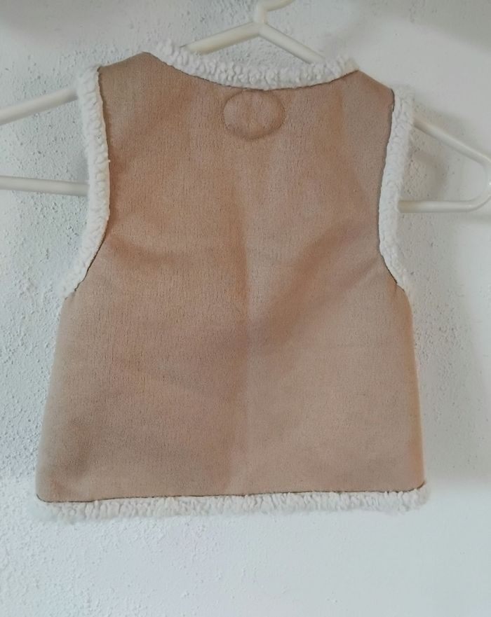 Sergent Major – ensemble Fille 7 ans – Gilet sherpa & Short velours – très bon état 🤎 - photo numéro 4