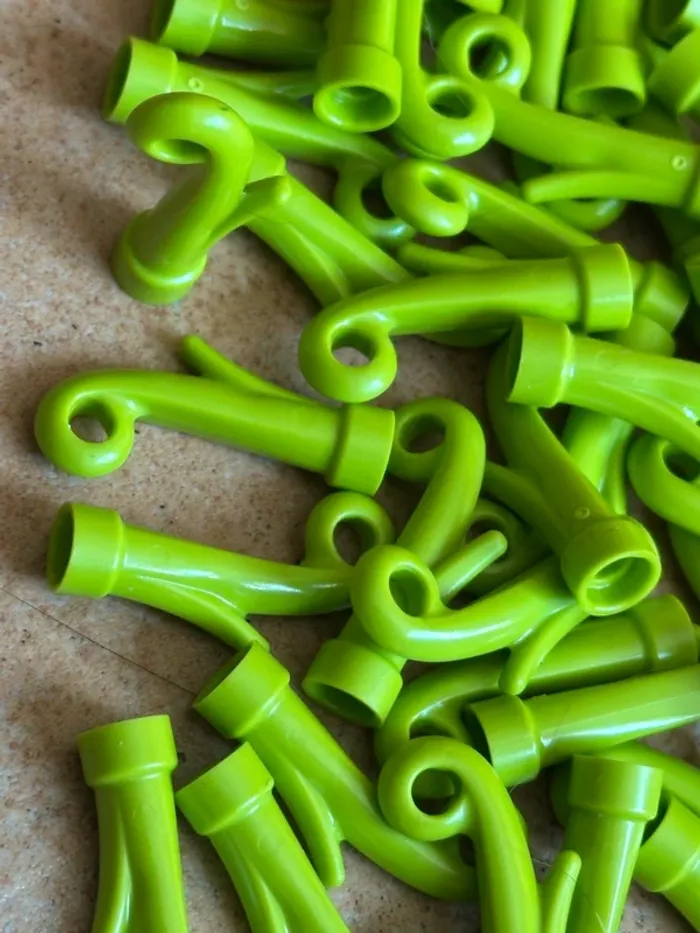 50 Lego Plant Grass Stem ref 15279 Lime jamais utilisé - photo numéro 4