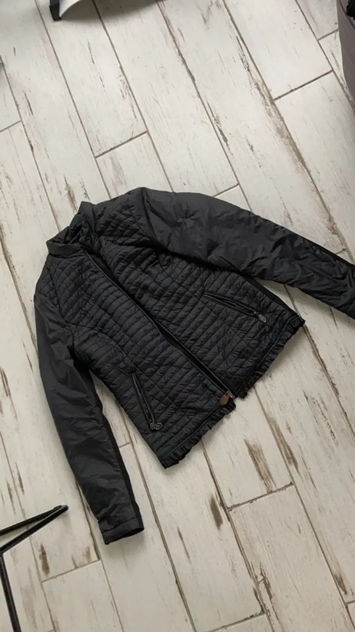 Veste bi matière femme