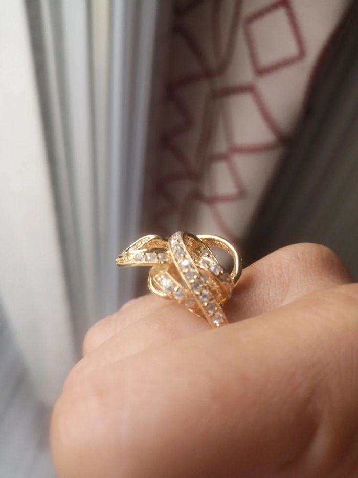 Bague plaqué or - photo numéro 3