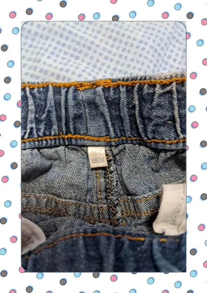 Jeans 24 mois ceinture élastique - photo numéro 4